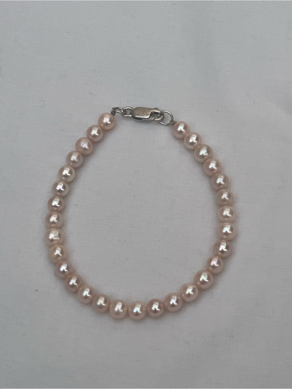Fresh water pearl 925 bracelet